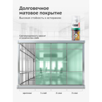 Декоративное покрытие для стекла KUDO Эффект инея зеленый KU-9033