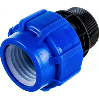 Муфта с наружной резьбой Политэк 50х2 ТПК-АКВА 50030250