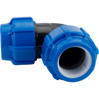 Отвод Политэк 50x90 градусов ТПК-АКВА 50040050