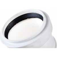 Отвод для бесшумной канализации ПОЛИТЭК из ПП, диаметр 50х45 градусов 100005045