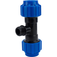 Тройник с наружной резьбой Политэк 40х1х40 ТПК-АКВА 51400140