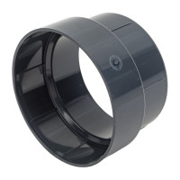 Соединительная муфта трубы GrandLine ПВХ, графит RAL 7024 254870
