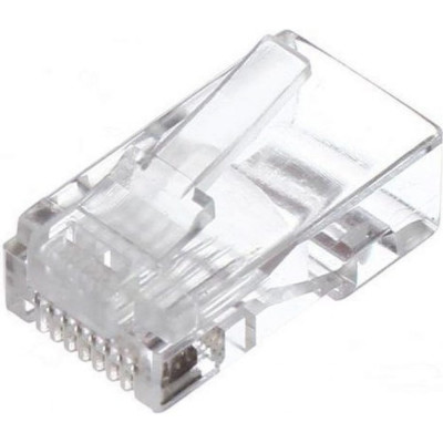 VCOM Коннекторы RJ-45 8P8C для UTP кабеля 6кат. упаковка 100 шт. NM006-1/100