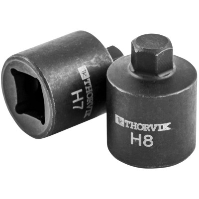 Набор насадок для обслуживания тормозных механизмов Thorvik 3/8" DR, Н7, Н8, 2 предмета 53255