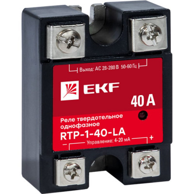 EKF Реле твердотельное однофазное с регулированием 4-20мА RTP-40-LA PROxima rtp-1-40-la