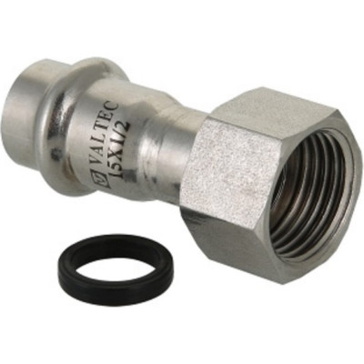 VALTEC Соединитель с накидной гайкой нерж. сталь 42х1 1/2 VTi.908.I.004208