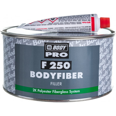 HB BODY Шпатлевка PRO F250 FIBER 1,5кг 2500600001