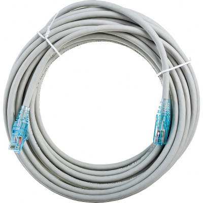 Патч-корд Hyperline PC-LPM-UTP-RJ45-RJ45-C6-10M-LSZH-GY 41843