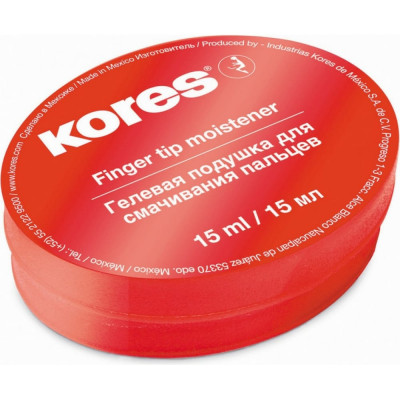 Kores Подушка для смачивания пальцев гелевая 15мл 32616 72642
