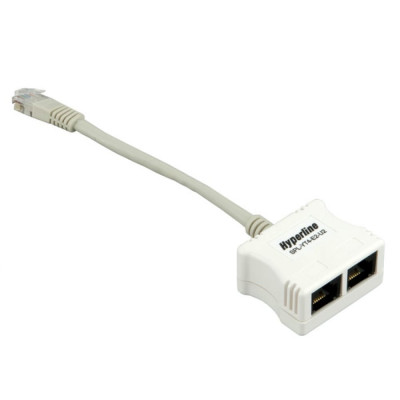 Hyperline SPL-YT4-E2-U2 Разветвитель RJ-45 4Pr.T568A/T568B -> 2Pr.10BASE + 2Pr.USOC 34526 34526