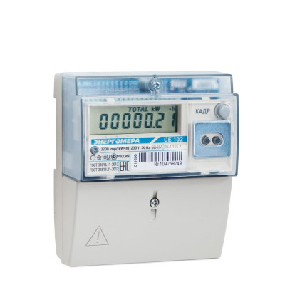 Энергомера Счетчик электроэнергии CE102 R5. 1 145-J 230В; 5-60А 101002003012775 101002003013131