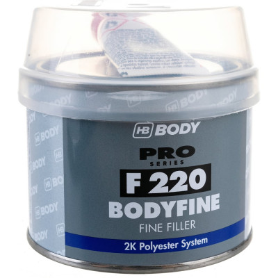 HB BODY Шпатлевка PRO F220 FINE 0,25кг 2200100050