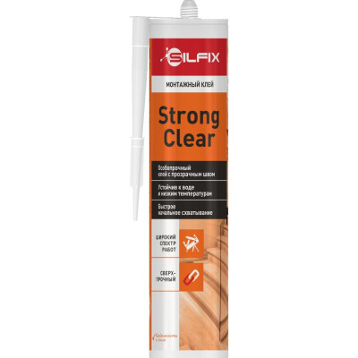 Универсальный монтажный клей Sila SILFIX Strong Clear H4065