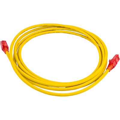 Патч-корд Hyperline PC-LPM-UTP-RJ45-RJ45-C5e-3M-LSZH-YL 30926