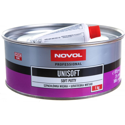 Novol Шпатлевка UNISOFT мягкая 1 кг 1153