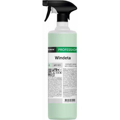 PRO-BRITE WINDETA Средство для мытья окон, зеркал и стеклянных поверхностей 1 л 079-1