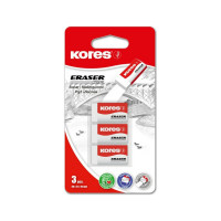 Ластик Kores KE-30 40x21x10 mm, 3 шт 376556