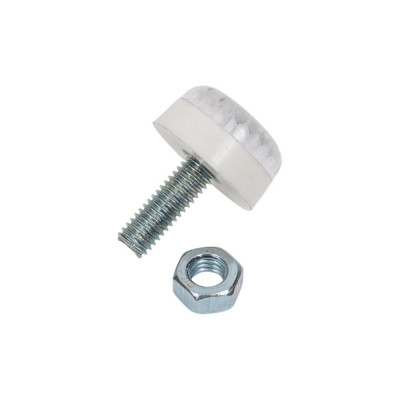 Крепеж номерного знака DolleX винты с белым катафотом KNV-02