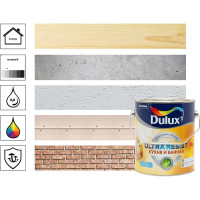 Краска для стен и потолков DULUX ULTRA RESIST КУХНЯ И ВАННАЯ полуматовая база BW 5л 5757411