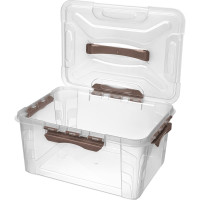 Универсальный ящик для хранения Econova Grand Box с замками и ручкой, 15,3 л 433200414
