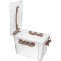 Универсальный Ящик для хранения Econova Grand Box с замками и ручкой, 6,65 л 433200214