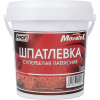 Шпаклевка латексная (1 кг; супербелая) Movatex Т02352