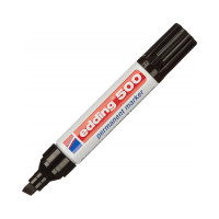 Перманентный маркер Edding BL черный 2-7 мм скошенный наконечник, блистер E-500#1