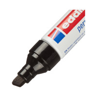 Перманентный маркер Edding BL черный 2-7 мм скошенный наконечник, блистер E-500#1