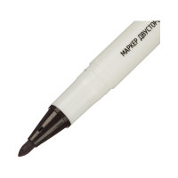 Двусторонний маркер для cd 12 шт в упаковке Attache черный 0.5/1.2 мм 902134