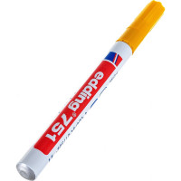 Лаковый маркер EDDING E-751/5 жёлтый, 1-2 мм, металлический корпус 87779