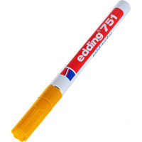 Лаковый маркер EDDING E-751/5 жёлтый, 1-2 мм, металлический корпус 87779