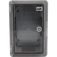 Корпус IEK ЩМПп пластиковый, 300х200х130мм, прозрачная дверь, УХЛ1, IP65 MKP92-N-302013-65