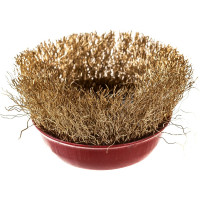 Кордщетка чашечная Профессионал для УШМ витая латунированная 75 мм 59597