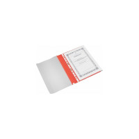Папка-скоросшиватель Attache A4 красный 10 шт в упаковке 495376