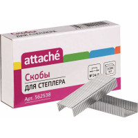 Медные скобы для степлера Attache №24/6, 2-30 листов 1000 шт в упаковке 1054786