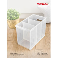 Универсальный контейнер Econova Rolly 10,6 л, 165x305x242 мм бесцветный 433217301