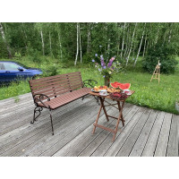 Садовая скамья Talmico Медь-Антик, трехместная 0401