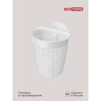 Подвесной держатель Econova Helper на присоске, 90х82х105 мм, белый 433227216