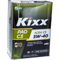 Моторное синтетическое масло KIXX PAO 5W40, API SP, ACEA C3 /4л L209244TE1