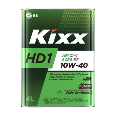 Моторное масло KIXX HD1 10W40, синтетическое, 4 л L206144TE1