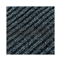 Влаговпитывающий ворсовый ребристый коврик OfficeClean 90х120 см, серый 285743