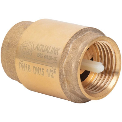 Обратный клапан AQUALINK с пласт. сердечником 3/4 02343