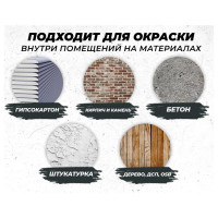 Водоэмульсионная краска Movatex EXTRA для стен и потолков, 3 кг Т11870