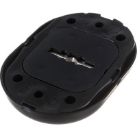 Накладка под сувальдный ключ Fuaro ESC-13S с автом. шторками BL-24 чёрный, 1 шт. 42351