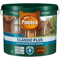 Быстросохнущая пропитка-антисептик 3в1 PINOTEX CLASSIC PLUS (красное дерево; 2.5 л) 5727619