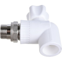 Шаровой кран для радиаторов AQUALINK ПП угловой 25х3/4 5 шт. 03641