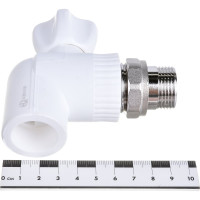 Шаровой кран для радиаторов AQUALINK ПП угловой 25х3/4 5 шт. 03641