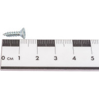 Саморез ZAMETAL 3,5х13 с потайн. гол., крест шлиц, DIN 7982 оц., 1000 шт ZA100527