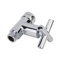 Прямой кран-вентиль SMT ручка крест, хром, 3/4х1/2 г/ш, 1 шт 8731SCH0405