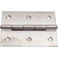 Полуширокая петля VORMANN 80x58х1,5 мм, нержавеющая сталь 010502080